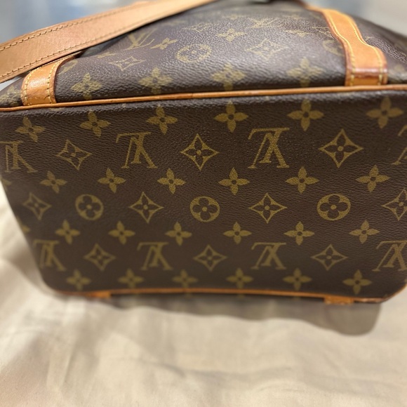 SOLD-100% Authentic Louis Vuitton Sac Shopping Brown Monogram Tote - En Vogue! - Picture 3 of 16